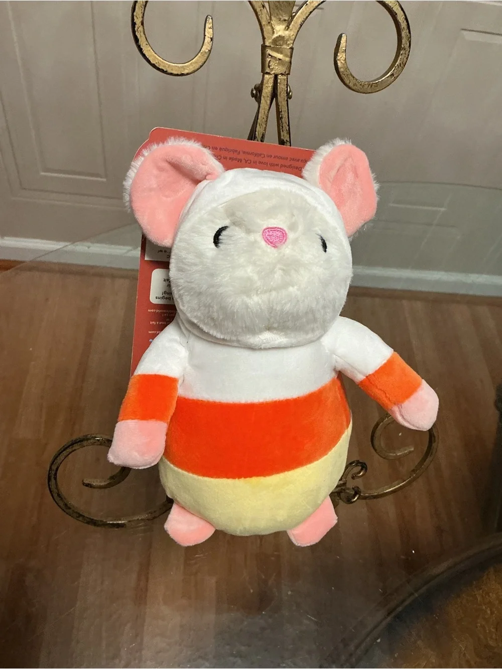 Brand New Giftable Mice Ball Body Very Solf Toy Clinker & Squeaker 8”